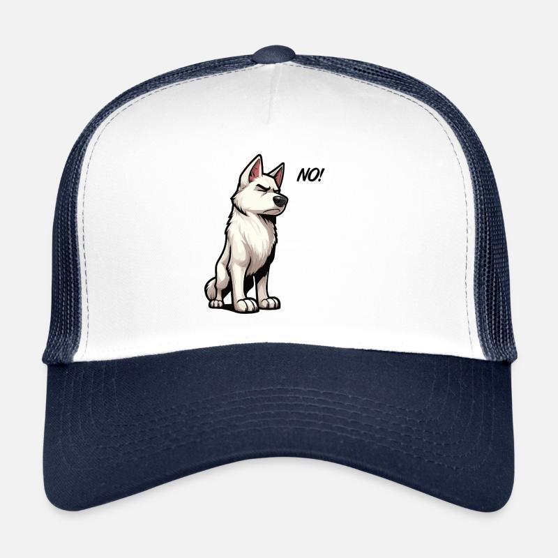 No White Shepherd Shepherd Shepherd Dogs Trucker Cap