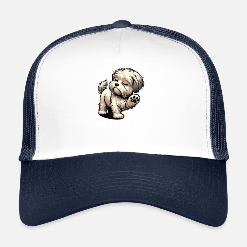 Talk to the Paw Malteser Maltese Owners Maltese Trucker Cap