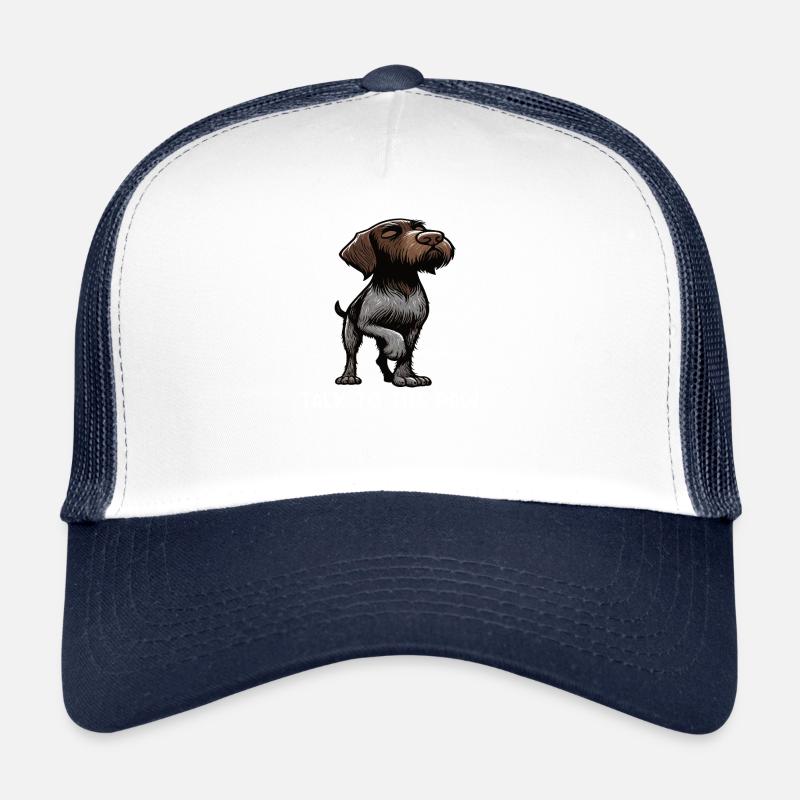 Talk to the Paw  Deutsch Drahthaar Drahthaarhalter Trucker Cap
