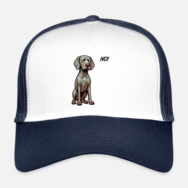 No Weimaraner Weimaraner Lover Weimaraner Dog Trucker Cap