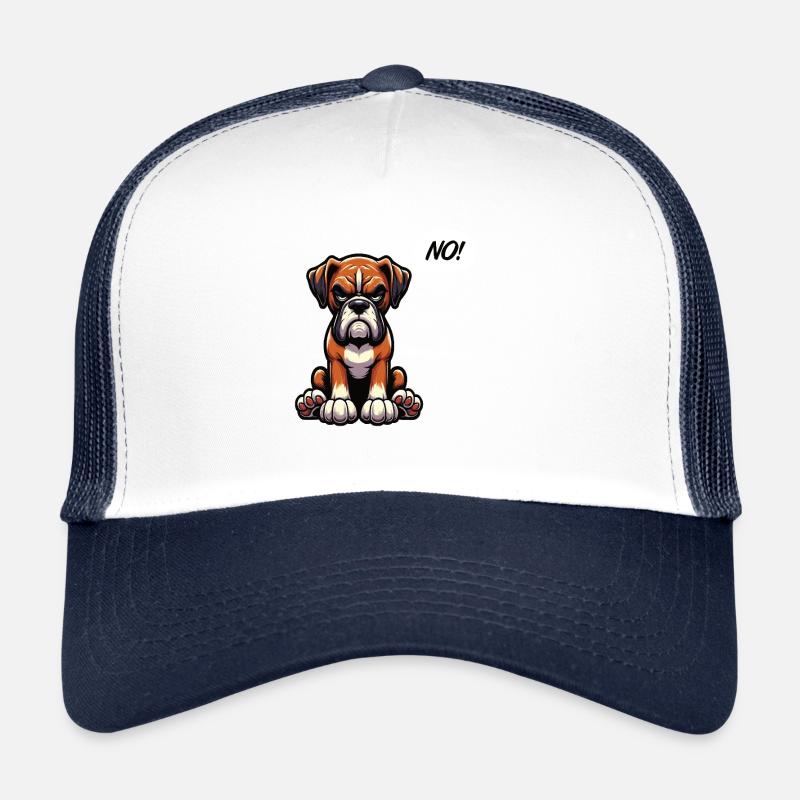 Pas de porte-boxer Boxer Boxer Boxer Propriétaire de boxer Casquette trucker 