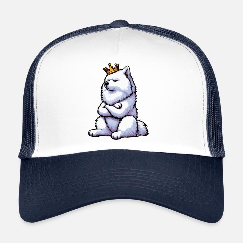 Samoyèdes Propriétaires de Samoyèdes Amants Samoyèdes Casquette trucker 