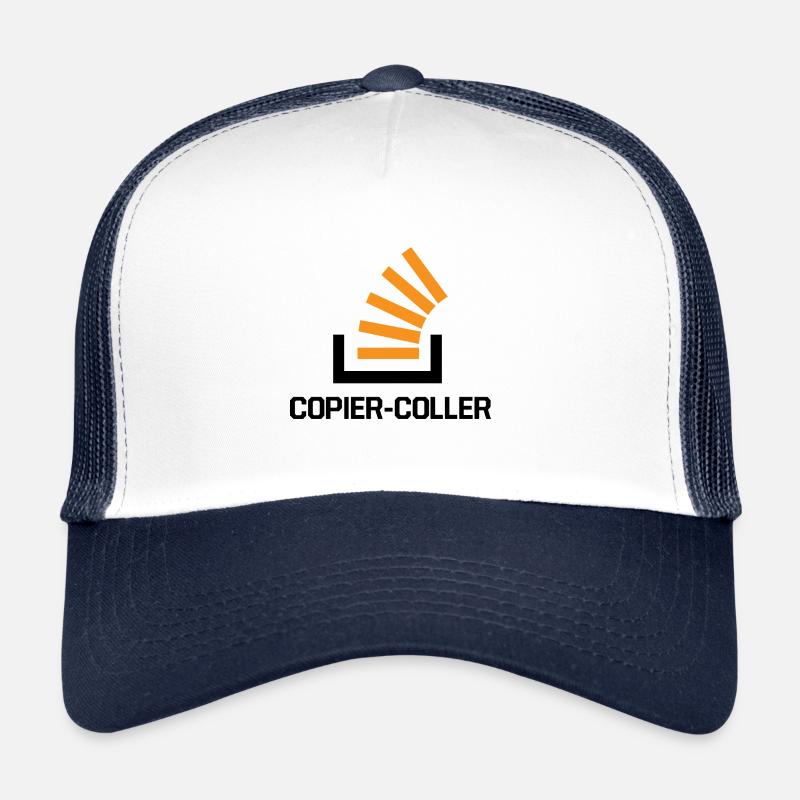 Copier Coller Programmer Software Developer Nerd G Trucker Cap
