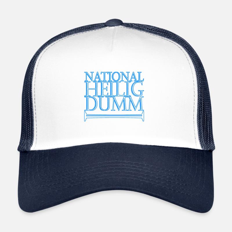 nationalheiligdumm blau Trucker Cap