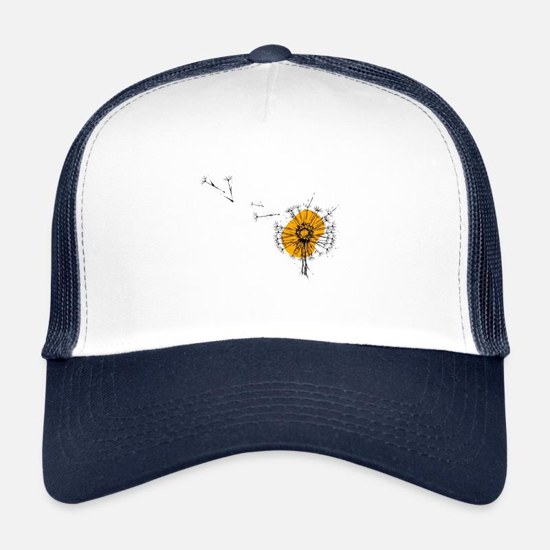 Pusteblume - Trucker Cap - Weiß/Navy