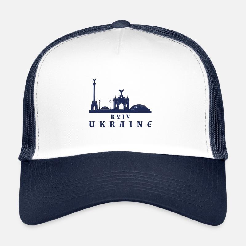 Kiev Skyline Ukraine Kyiv Trucker Cap