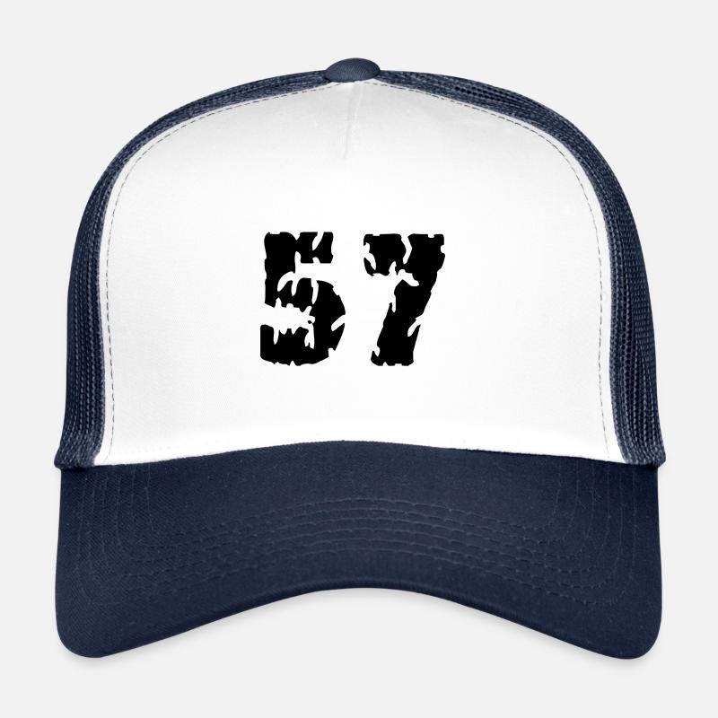57 Number jersey Trucker Cap