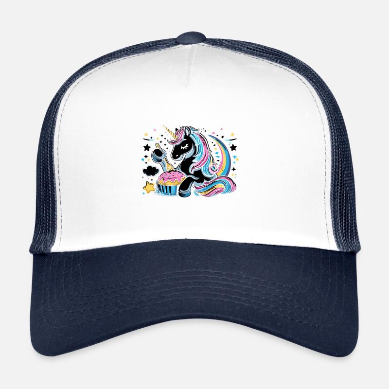Licorne Cupcake Coeur Boulanger Cuisson Cuire Cupcakes Casquette trucker 
