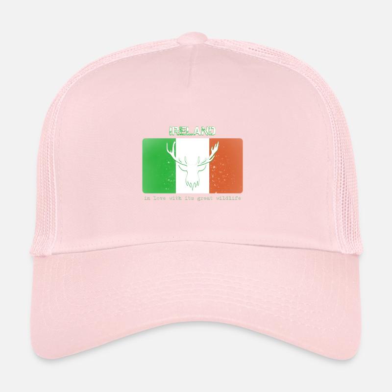 FAUNE ET DE LA FLORE D’IRLANDE Drapeau de l’Irlande Casquette trucker 