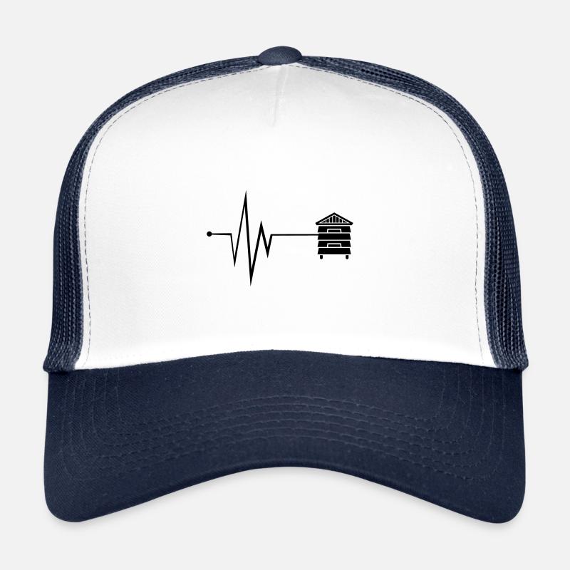 Honig Puls - Trucker Cap - Weiß/Navy