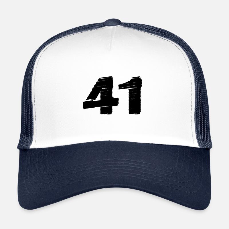 41 Maillot numéro Casquette trucker 