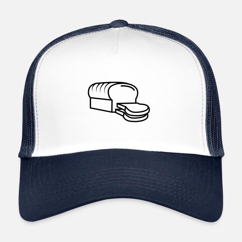 Symbole de l’icône du pain Casquette trucker 
