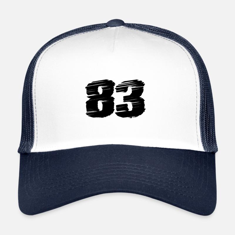83 Number jersey Trucker Cap