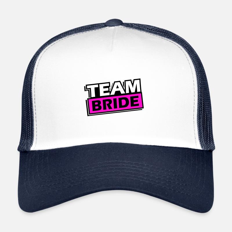 Team Bride Wedding Saying Trucker Cap