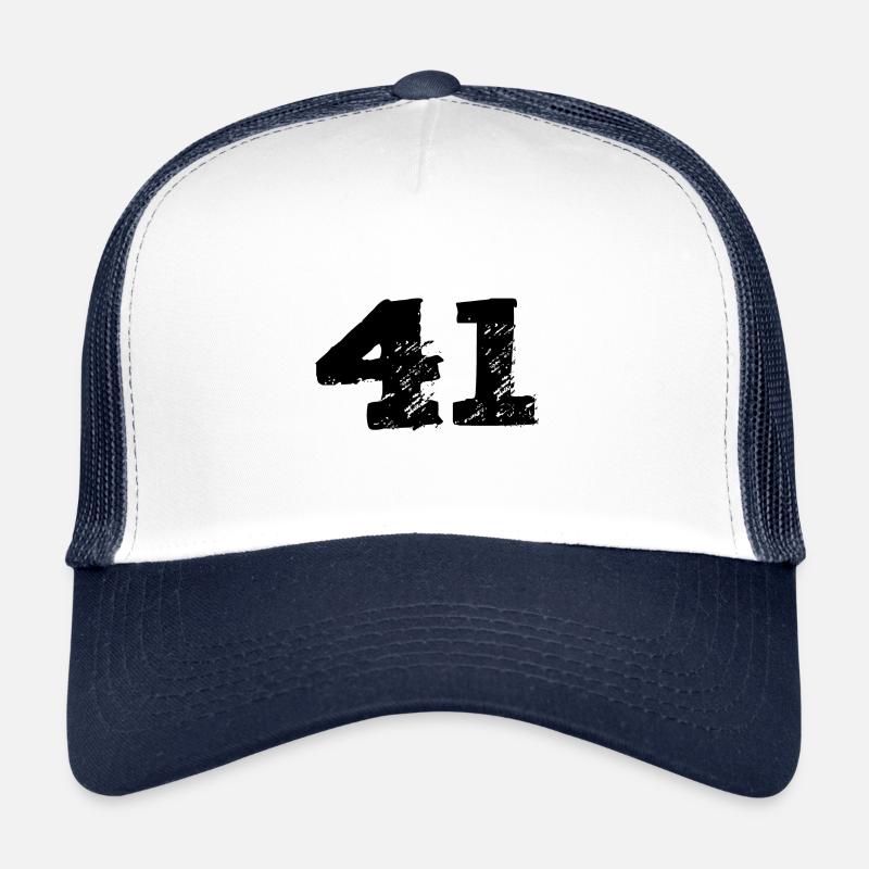 41 Maillot numéro Casquette trucker 