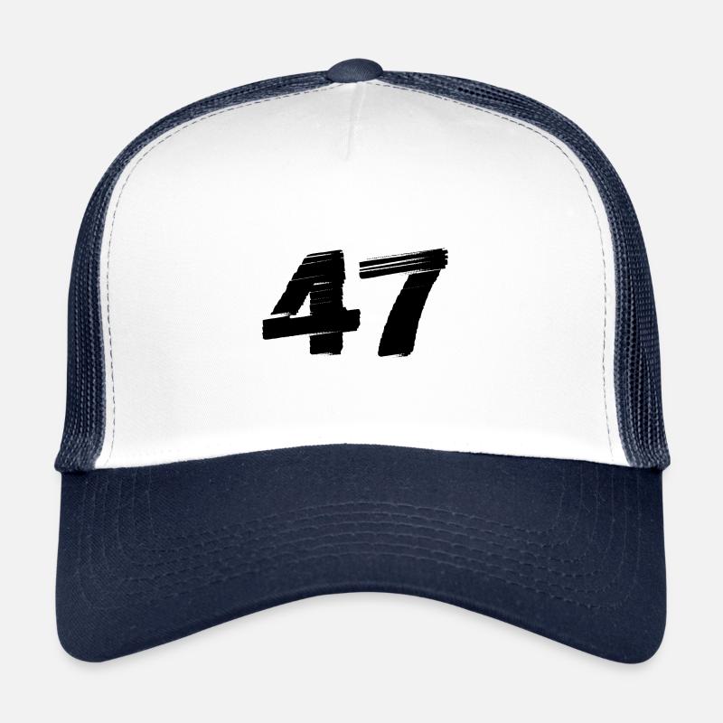47 Zahl Trikot Trucker Cap