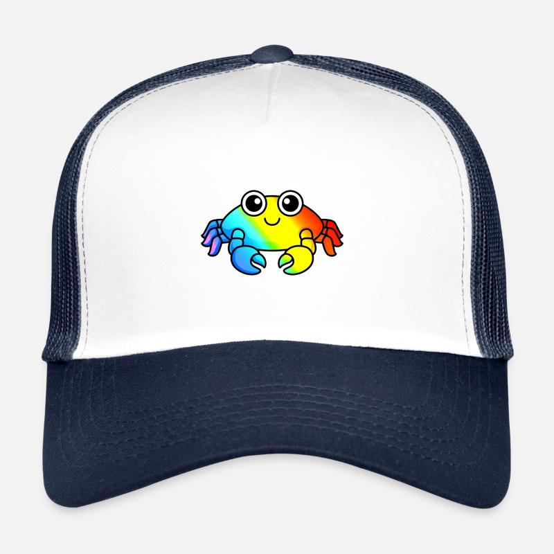 Crabe Comic Animal Casquette trucker 