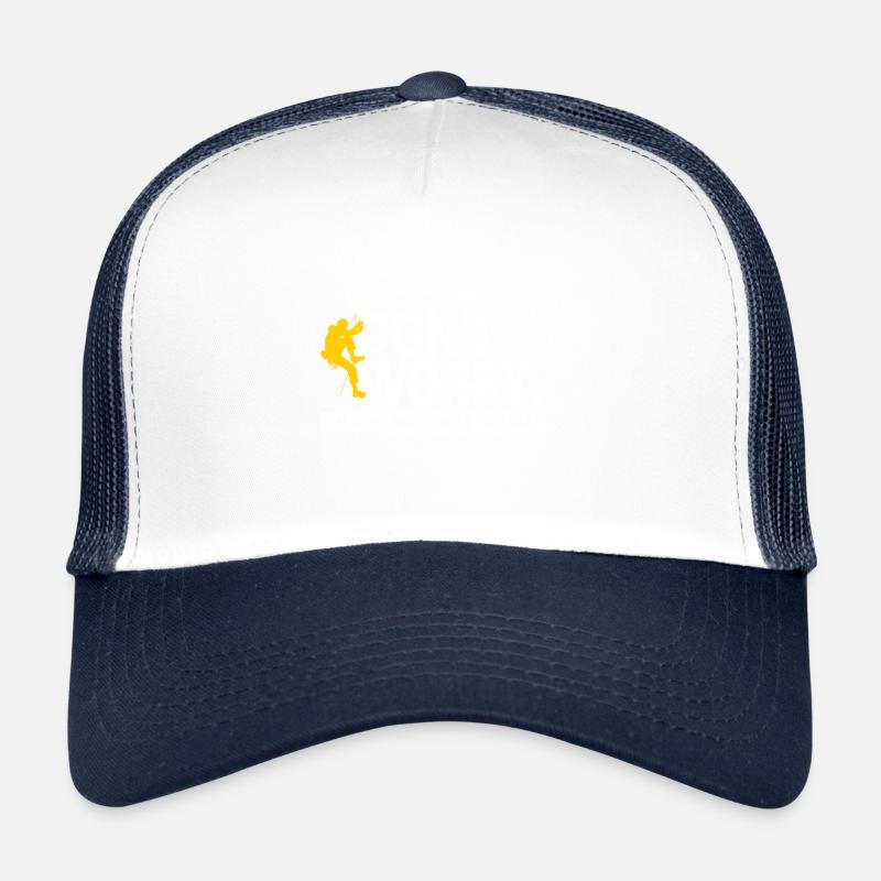 Klettern Bouldern - Trucker Cap - Weiß/Navy
