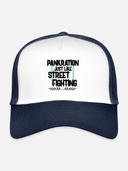 Mix martial art - Trucker Cap - white/navy - Front