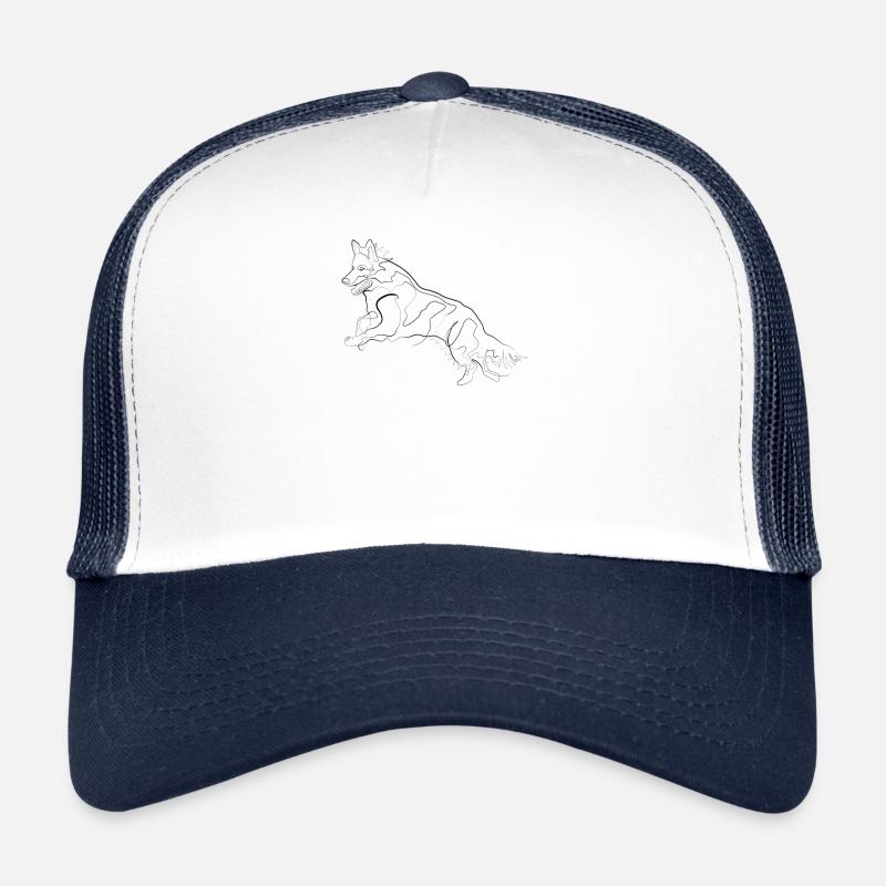 Schäferhund - one line drawing Trucker Cap