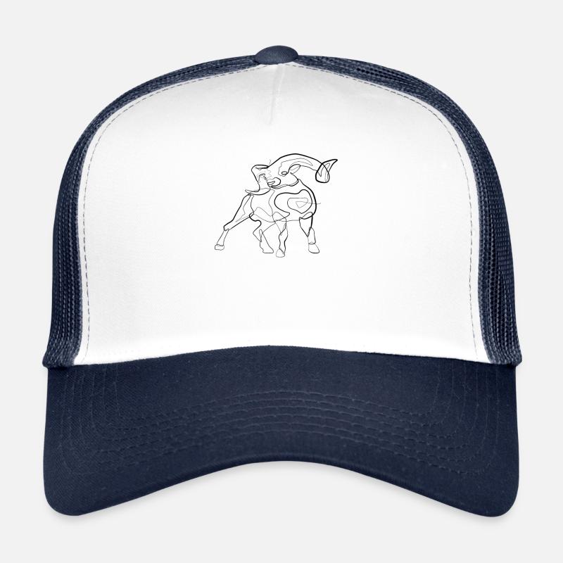 Bélier - one line drawing Casquette trucker 