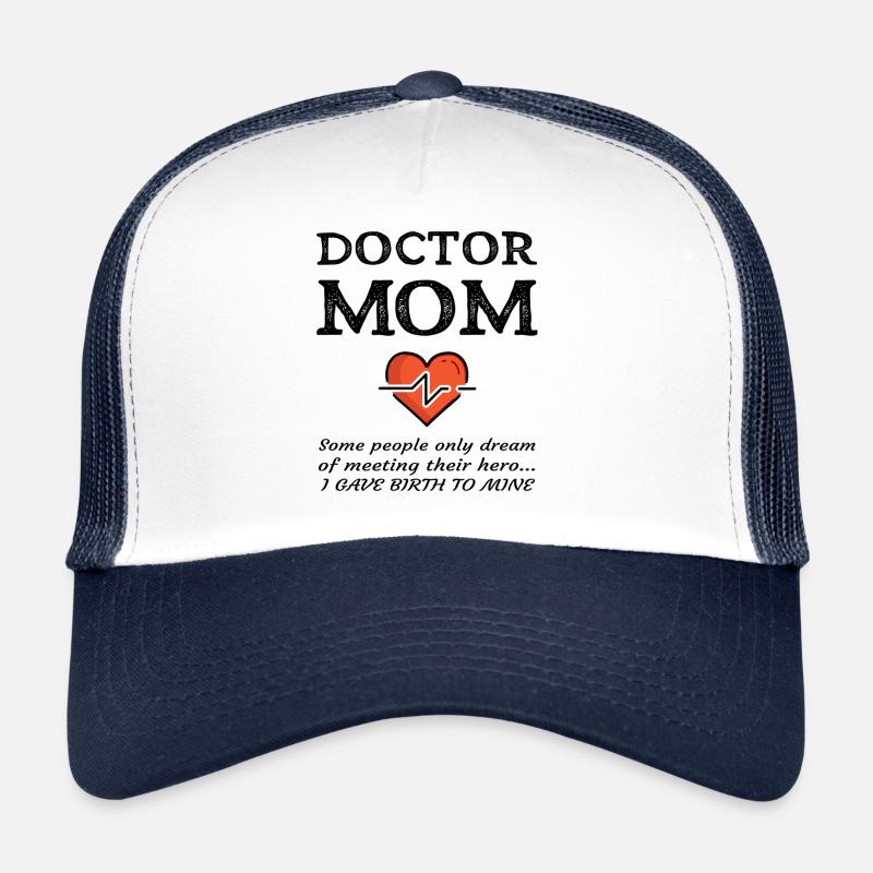 Stolze Mutter eines Doktor-Mutter-medizinischen MD-Sohn-Geschenks Trucker Cap