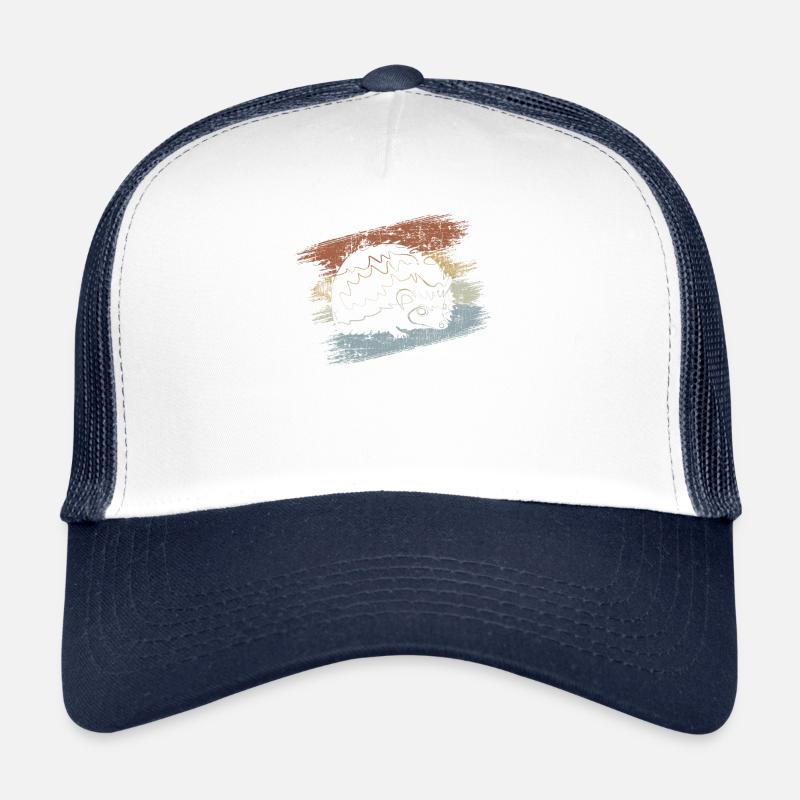 Igel - Trucker Cap - Weiß/Navy