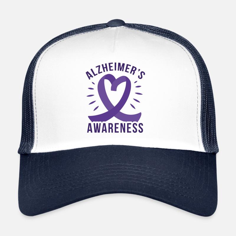 Alzheimer Awareness Band Casquette trucker 