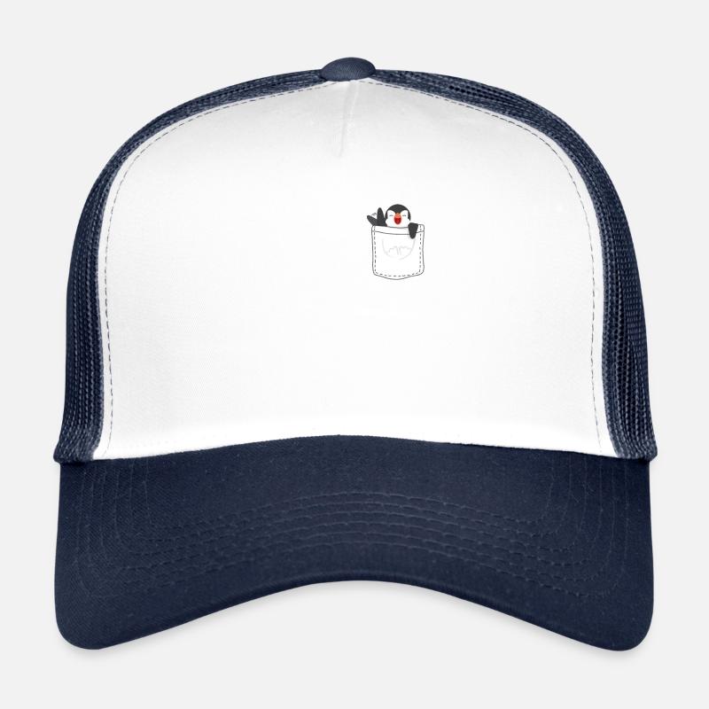 Poche poitrine de pingouin Casquette trucker 