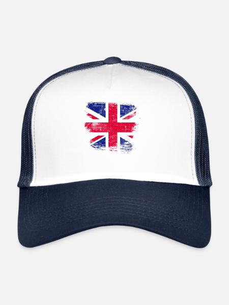 Great Britain - Trucker Cap - white/navy - Front