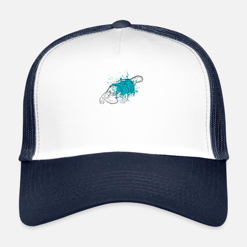 ornithorynque - Casquette trucker  - blanc/marine