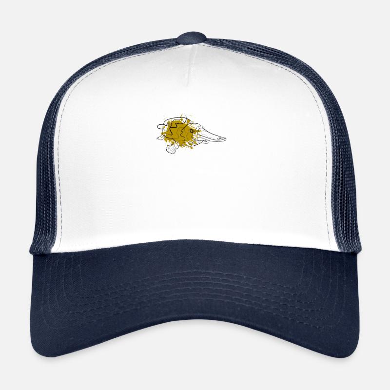platypus - Trucker Cap - white/navy