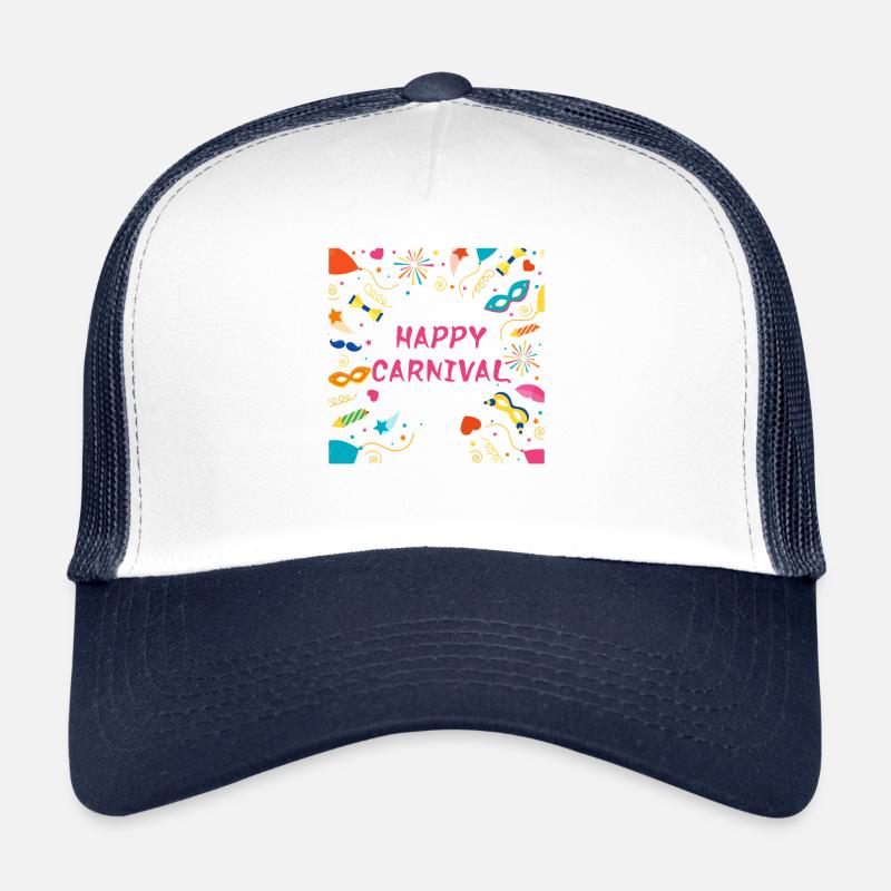 Happy Carnaval carnaval Casquette trucker 