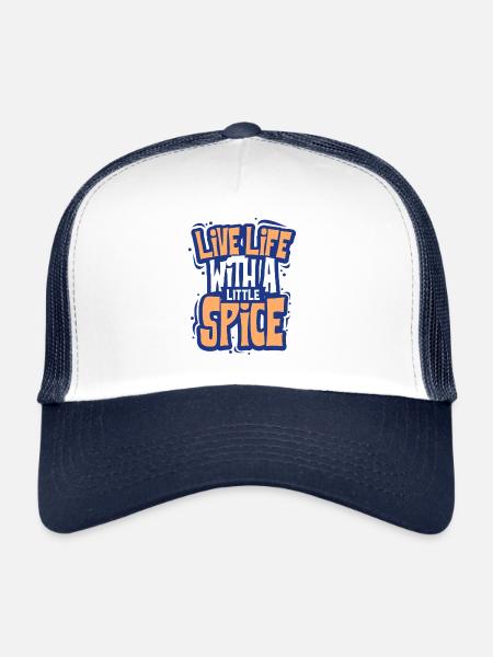 cuisine - Casquette trucker  - blanc/marine - Devant