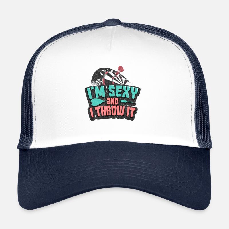 Darts darts - Trucker Cap - white/navy