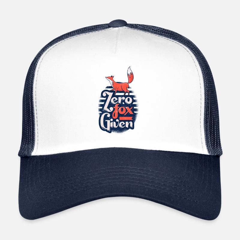 Fuchs - Trucker Cap - Weiß/Navy