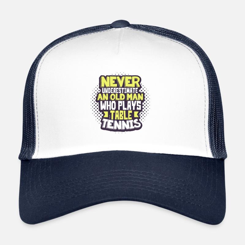 Grand-père de tennis de table Casquette trucker 