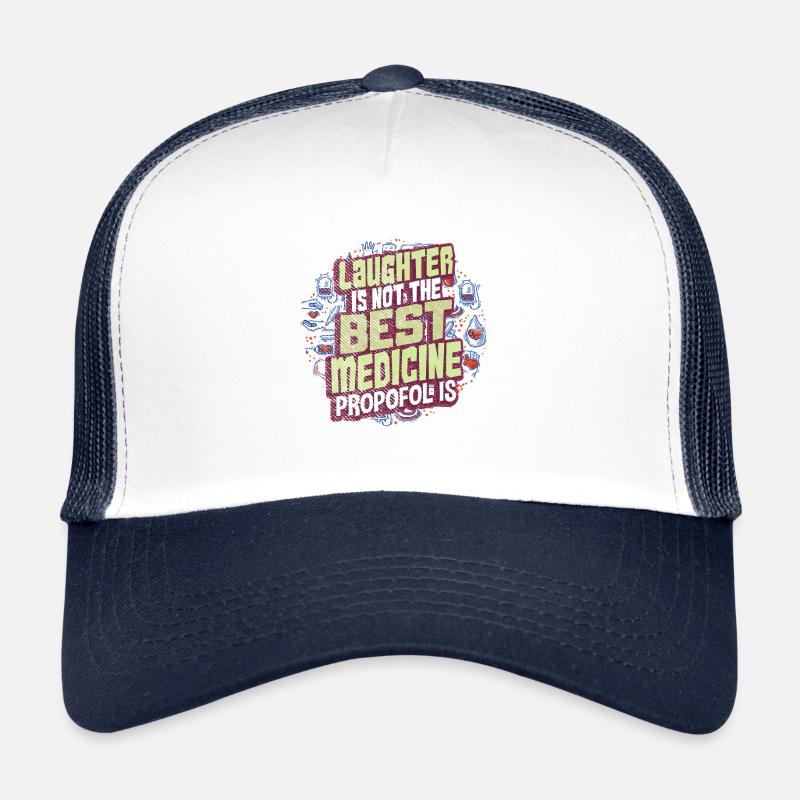 Arzt - Trucker Cap - Weiß/Navy