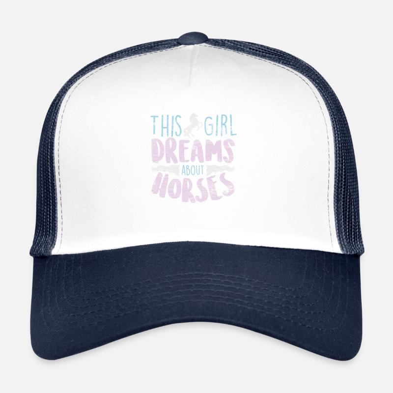 Cheval cheval fille Casquette trucker 