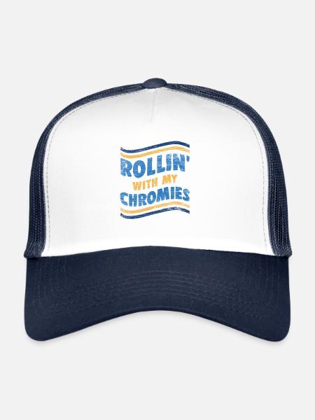 Down Syndrom - Trucker Cap - Weiß/Navy - Vorne
