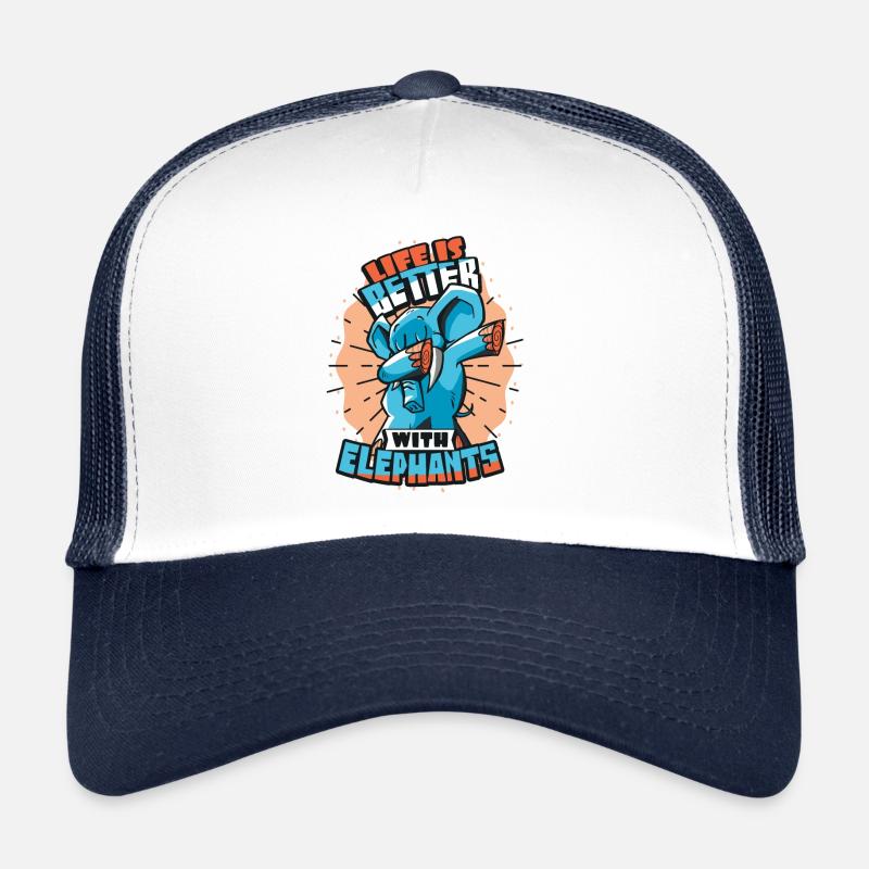 Éléphant Casquette trucker 