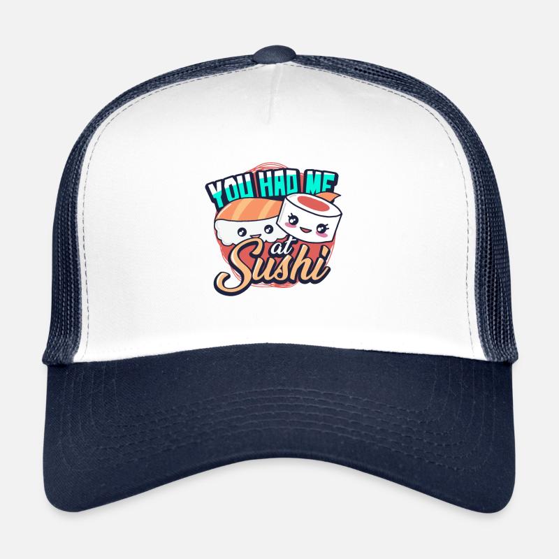 Sushi - Trucker Cap - Weiß/Navy