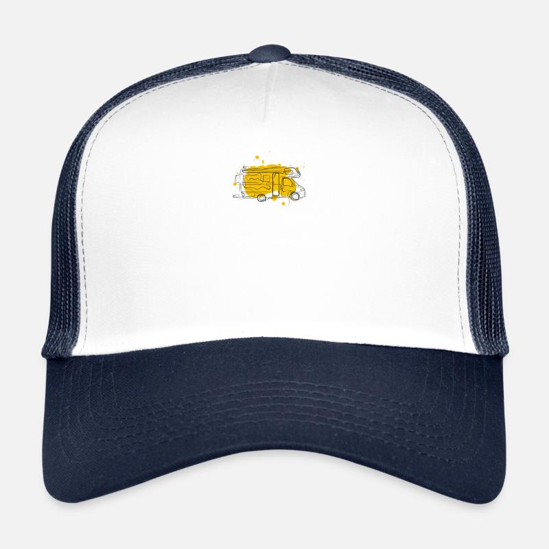 Dessin de campeur Casquette trucker 