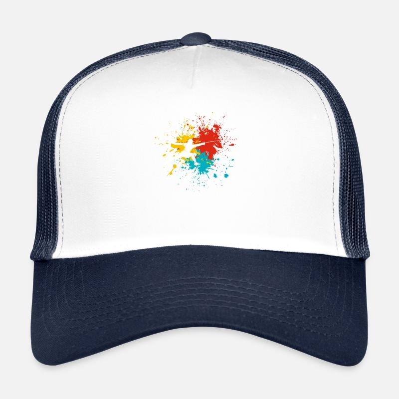 Fechten - Trucker Cap - Weiß/Navy