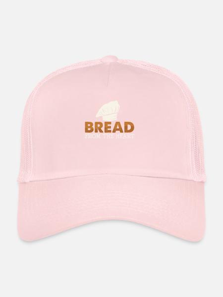 Baking bread - Trucker Cap - pale pink - Front