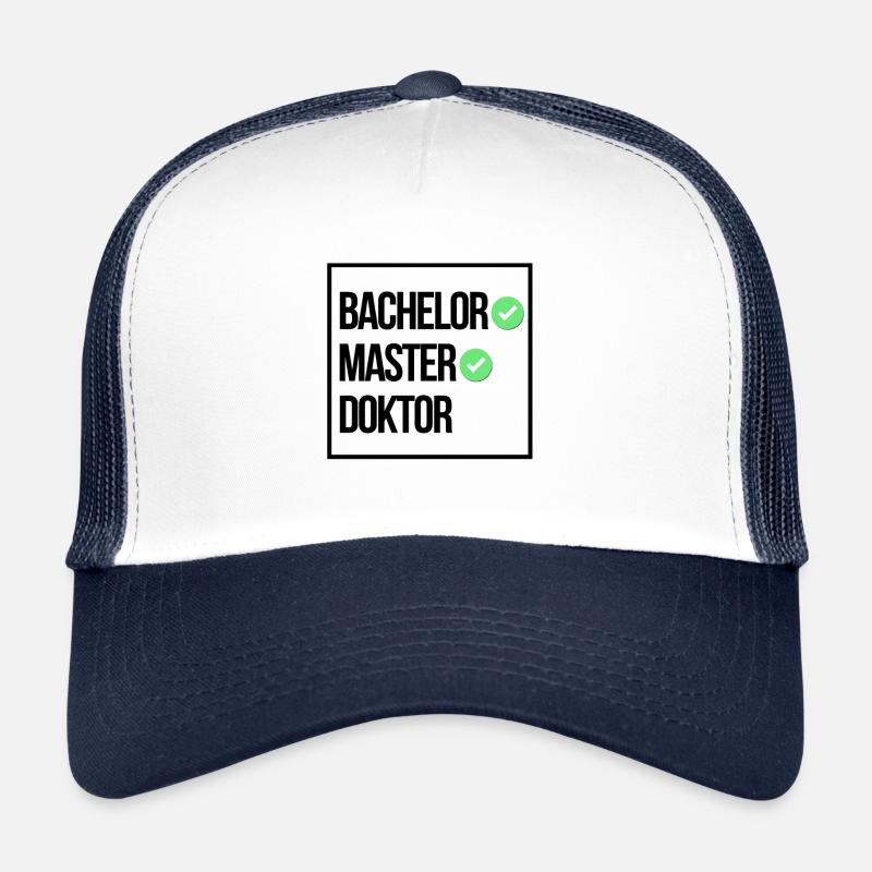Licence Master Doctorat Casquette trucker 