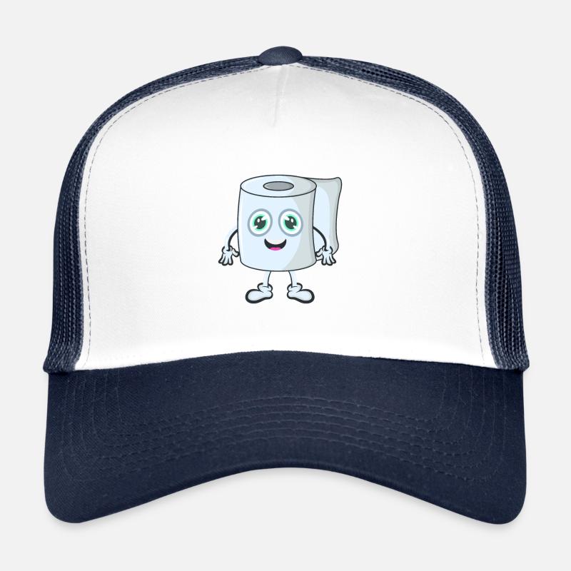 Papier toilette papier Casquette trucker 