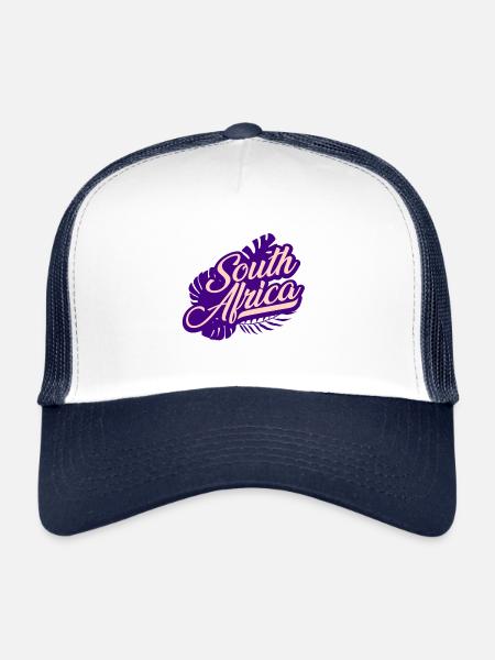 Afrique du Sud Afrique - Casquette trucker  - blanc/marine - Devant