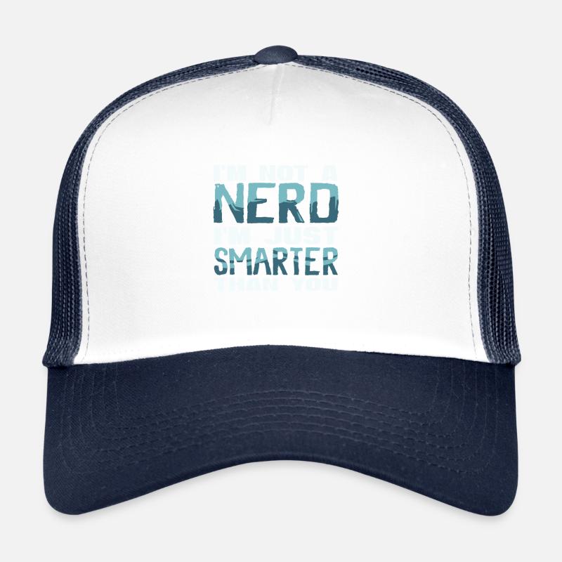 Nerd - Cappellino sportivo - bianco/navy