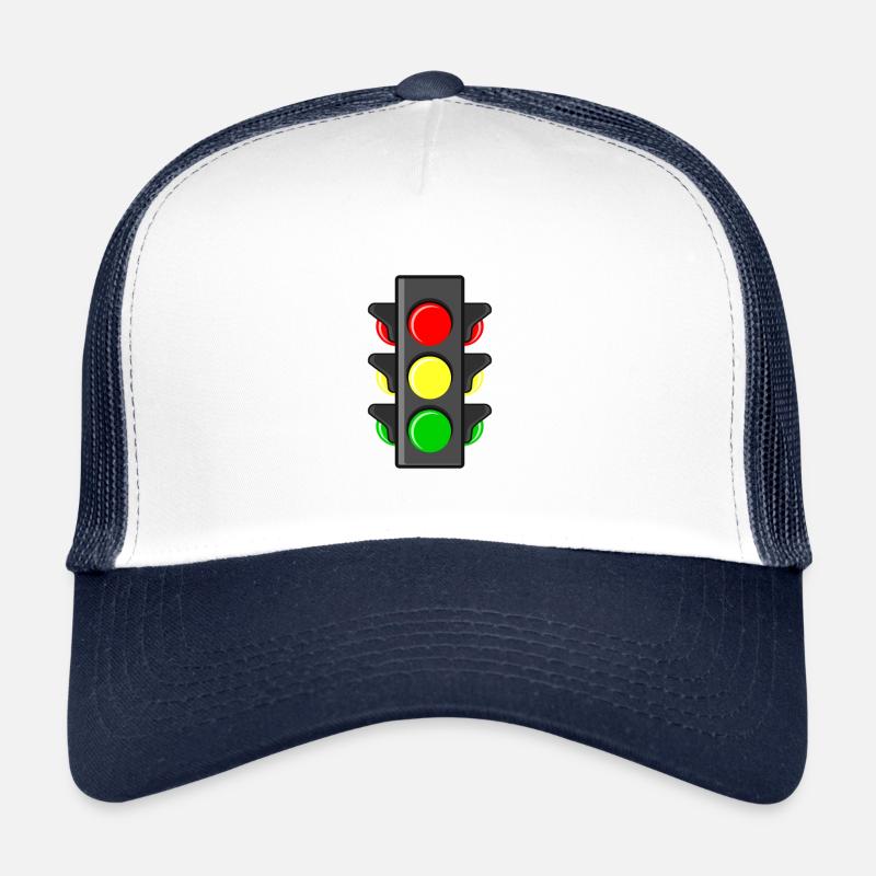 Traffic light driving license driving school Trucker Cap